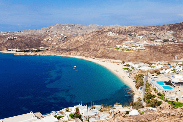 Agios Stefanos, die nördlichste TavernenbuchtUnberührte Bucht auf Korfu mit Sandstrand – versteckter Ankerplatz für Segler im Ionischen Meer