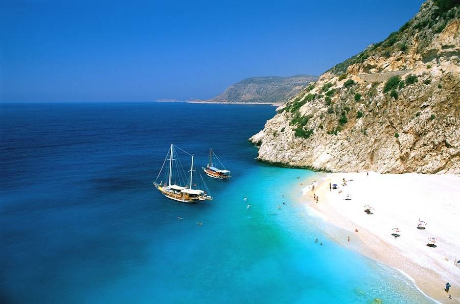Goletas en la Playa de Kaputas. Foto: Expedia