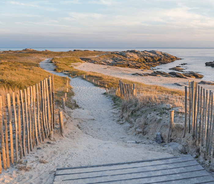 Bretagne Weg Strand