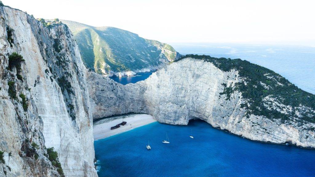 Die Navagio-Bucht auf Zakynthos