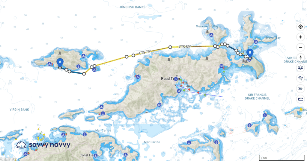 British Virgin Island Cruising Itinerary
