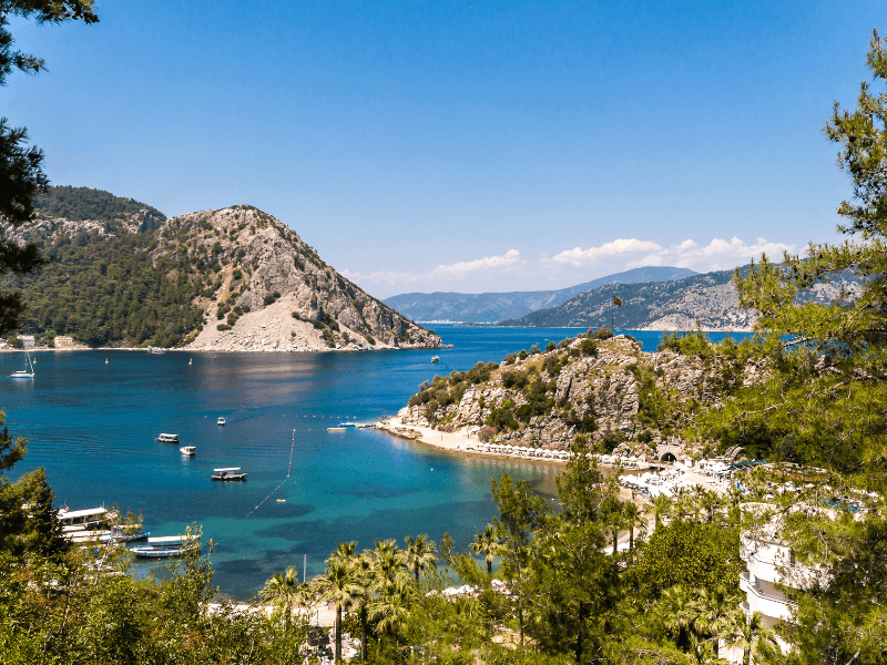 The beautiful landscape of Turunc, Marmaris