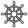 Ein Steuerrad