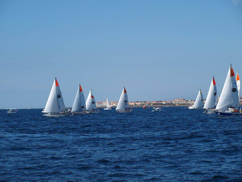 Acht der 16 Teilnehmer beim Golden Globe Race 2022