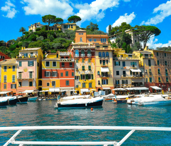 Die bunten Häuschen von Portofino