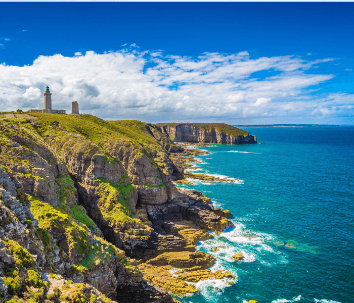 Bretagne Felsen Kliff