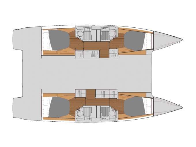План яхты Astrea 42