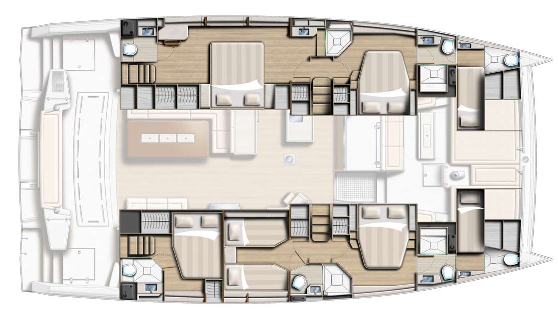 Plans du bateau Bali 5.4