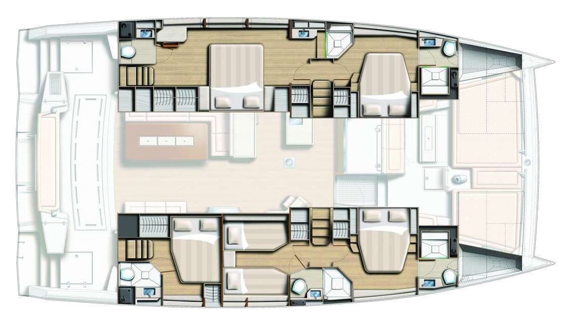 Plans du bateau Bali 5.4