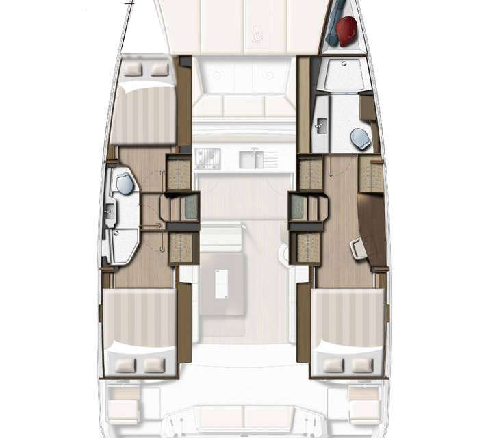 Plans du bateau Bali Catsmart