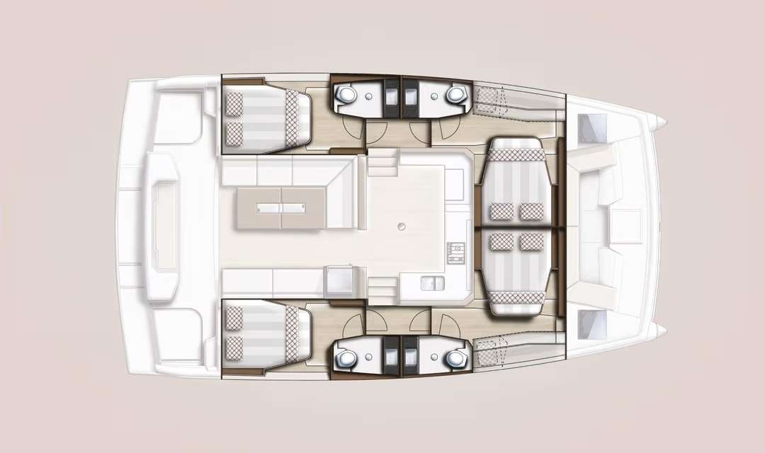 Plans du bateau Bali Catspace Voile