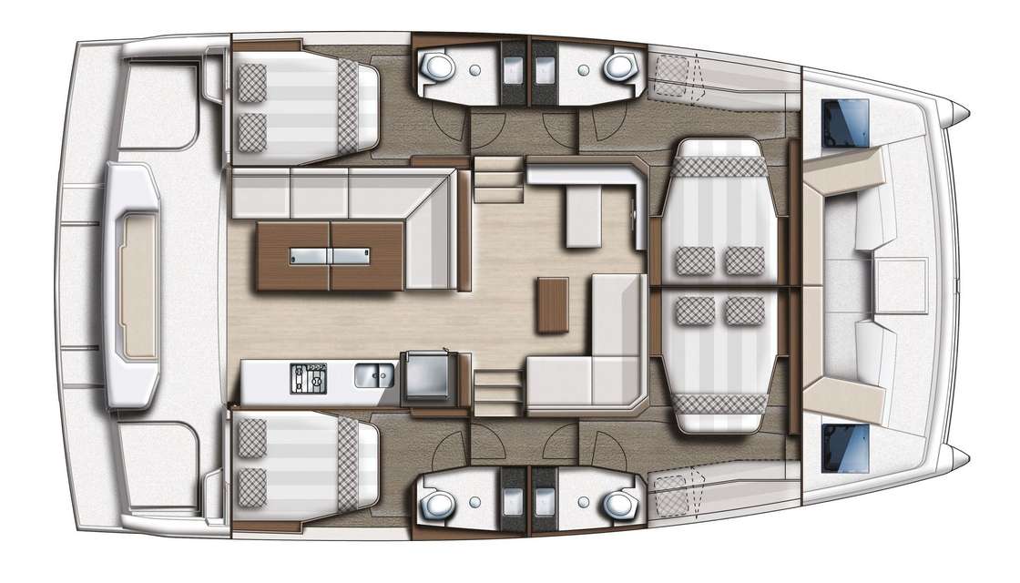 Plans du bateau Bali Catspace Voile