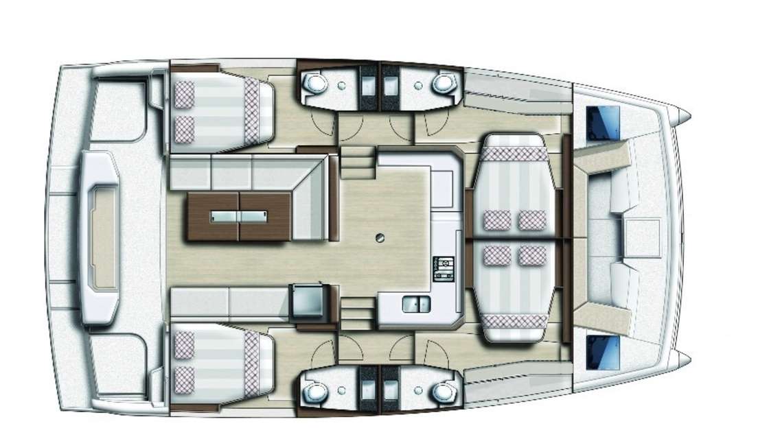 Plans du bateau Bali Catspace Voile