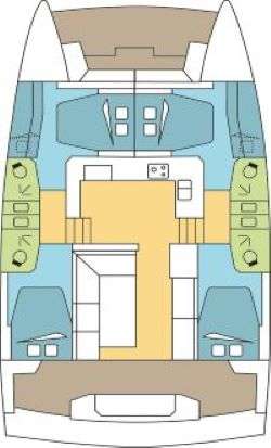 План яхты Bali Catspace Voile