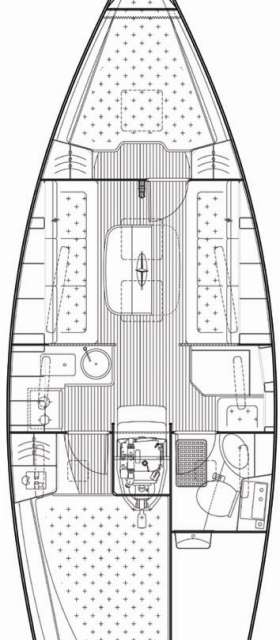 Piano della barca Bavaria 31 Cruiser