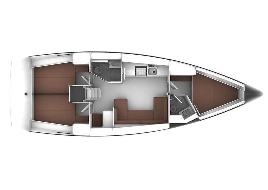 Piano della barca Bavaria 41 Cruiser