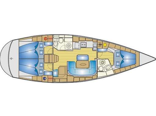 Plans du bateau Bavaria 42