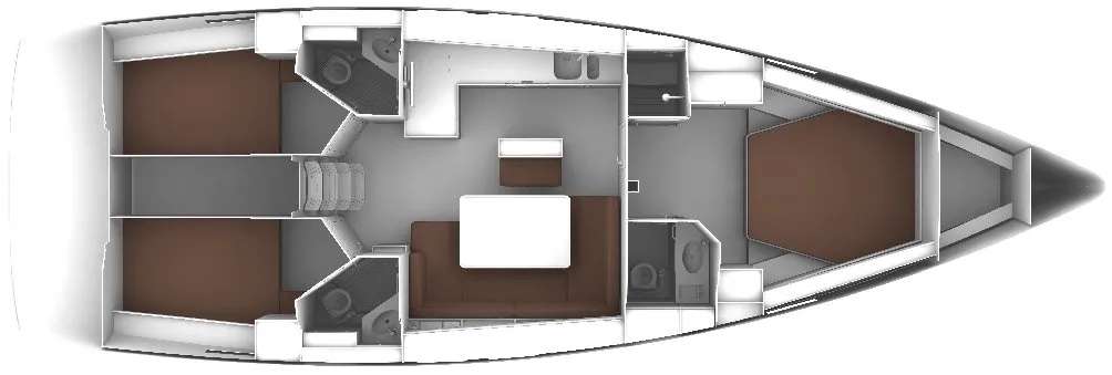 Bootslayouts Bavaria 46 Cruiser