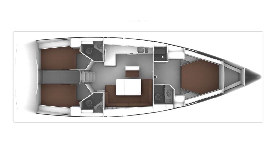 План яхты Bavaria 46 Cruiser