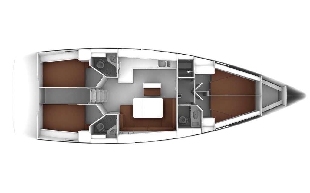 Bootslayouts Bavaria 46 Cruiser