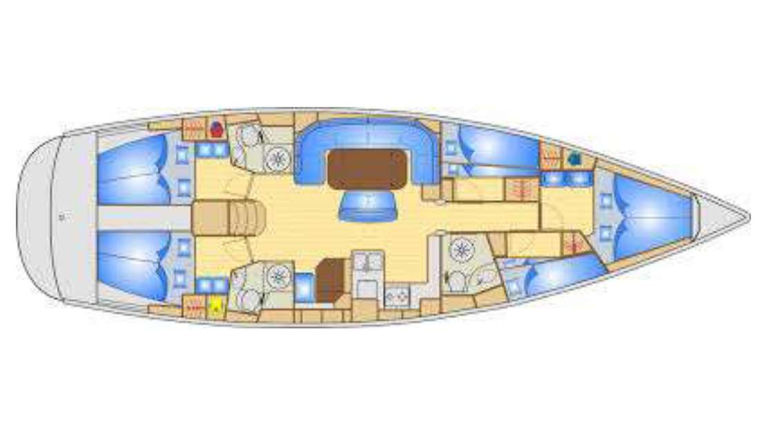 Plans du bateau Bavaria 50 Cruiser