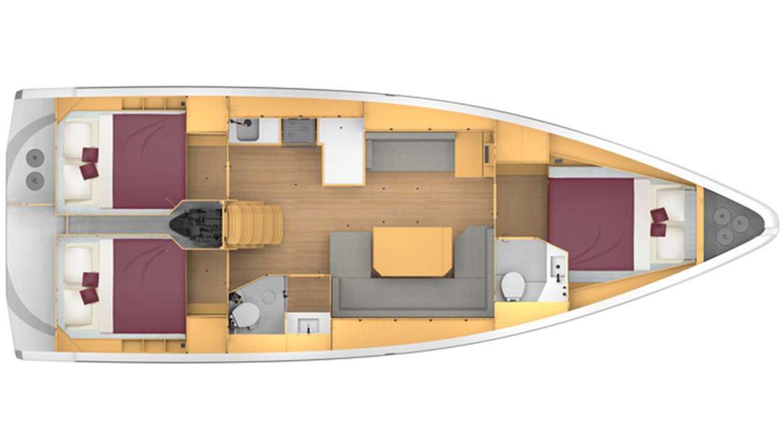 Bootslayouts Bavaria C42