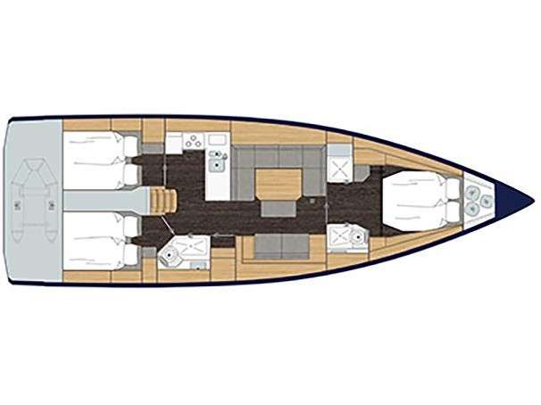 Plans du bateau Bavaria C45