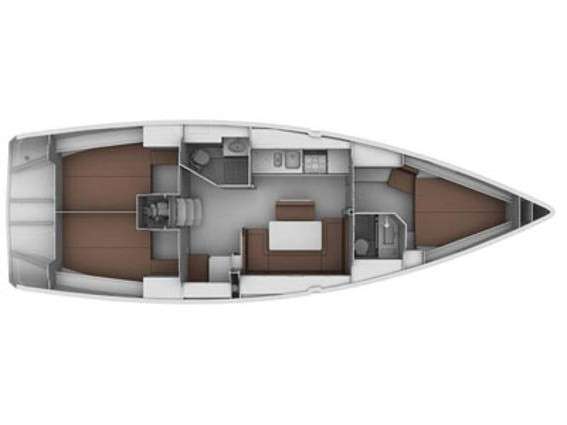 Piano della barca Bavaria 40 Cruiser