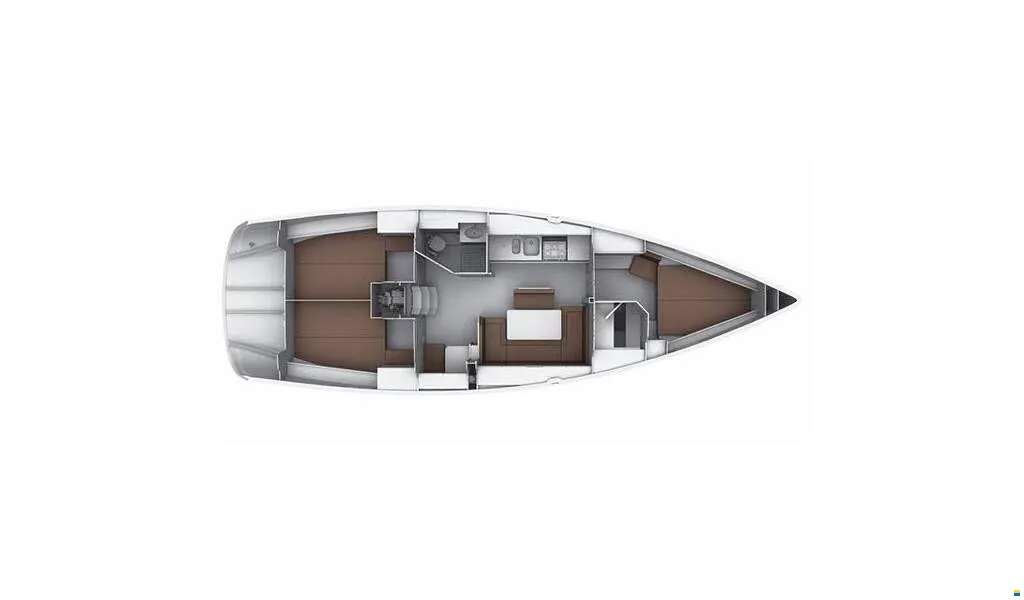 Układ Bavaria 40 Cruiser