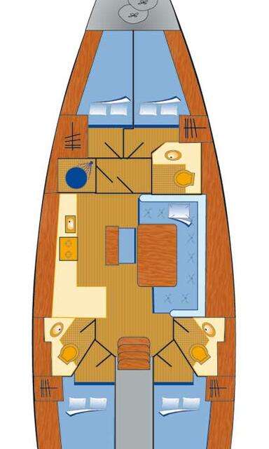 Układ Bavaria Cruiser 46