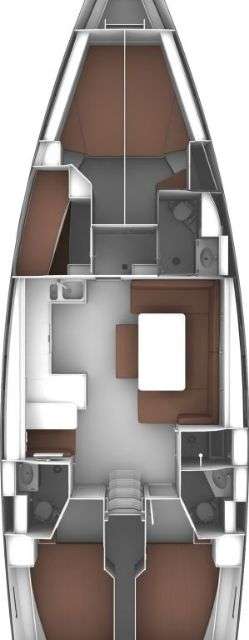 Plans du bateau Bavaria Cruiser 51