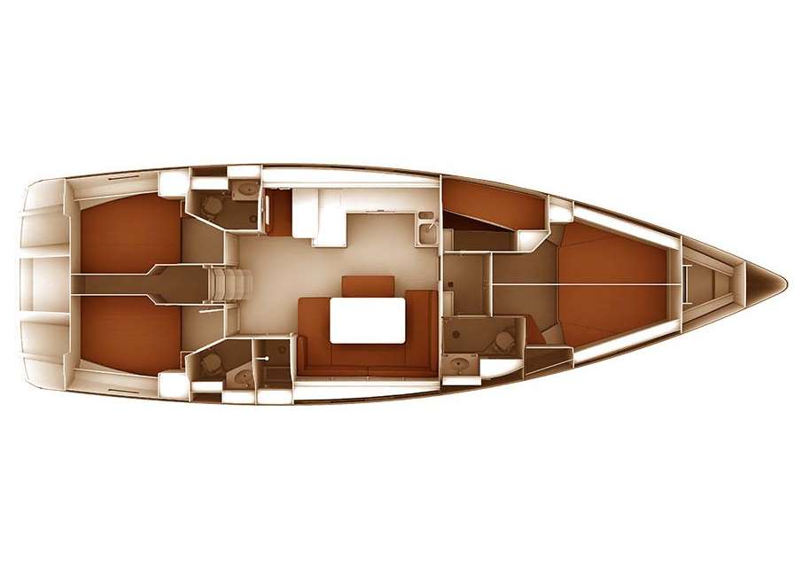 Bootslayouts Bavaria 51 Cruiser