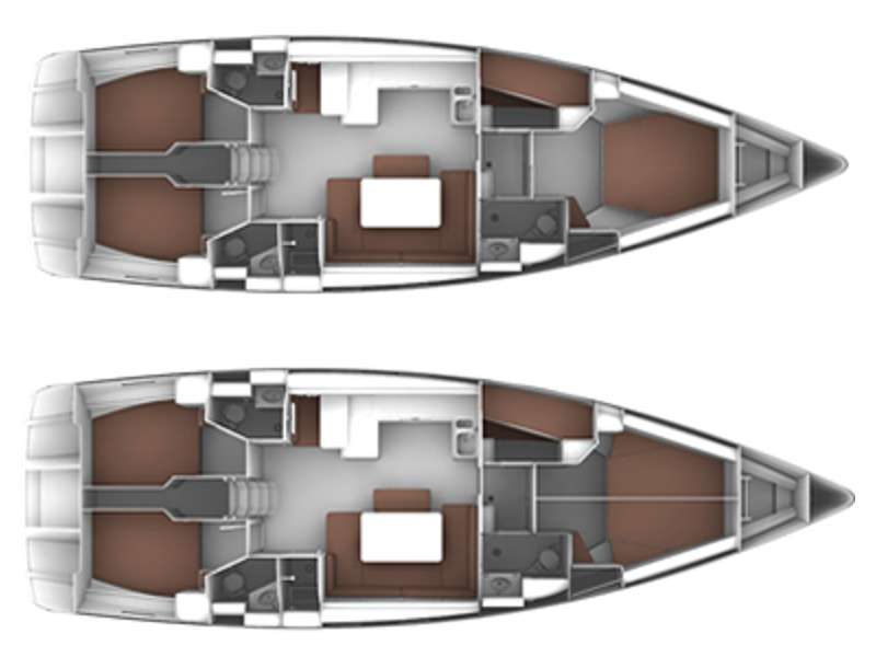 План яхты Bavaria 51 Cruiser