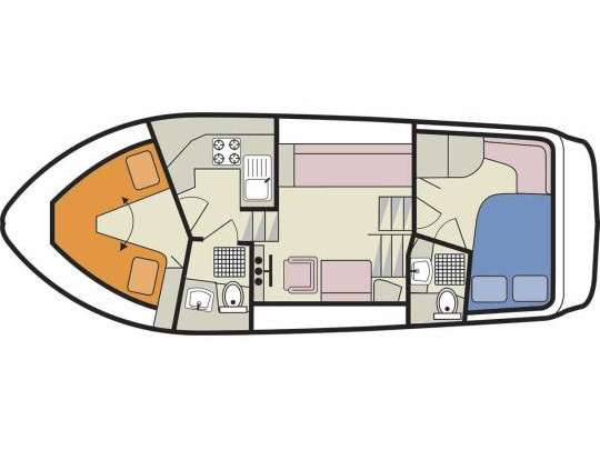 Layout of the boat Consul