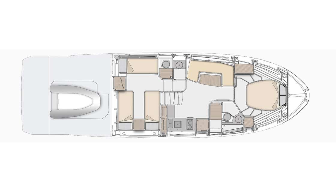 Bootslayouts Azimut Atlantis 45