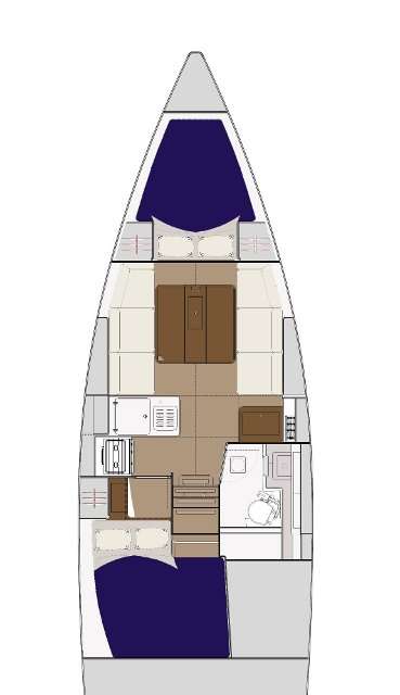 Plans du bateau Dufour 310 Grand Large