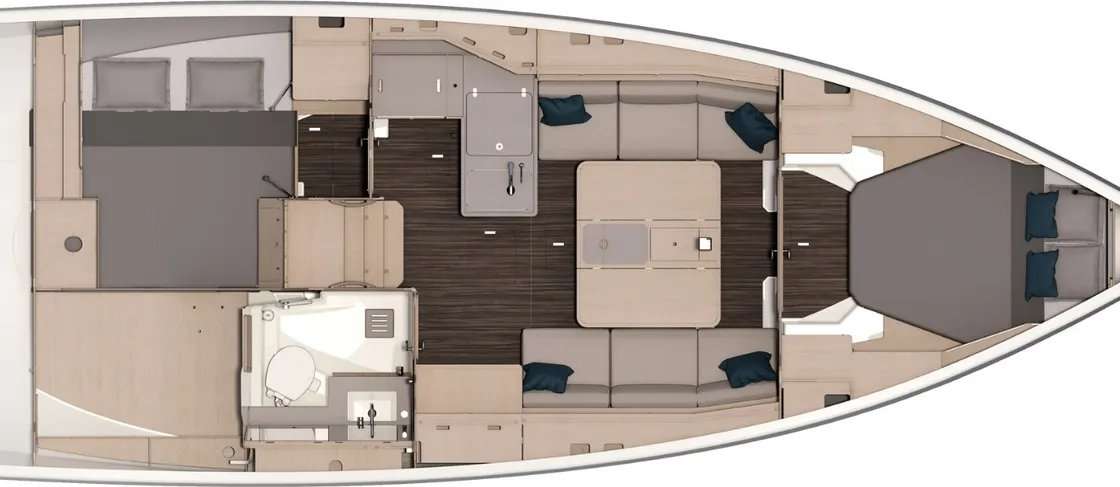 Bootslayouts Dufour 37