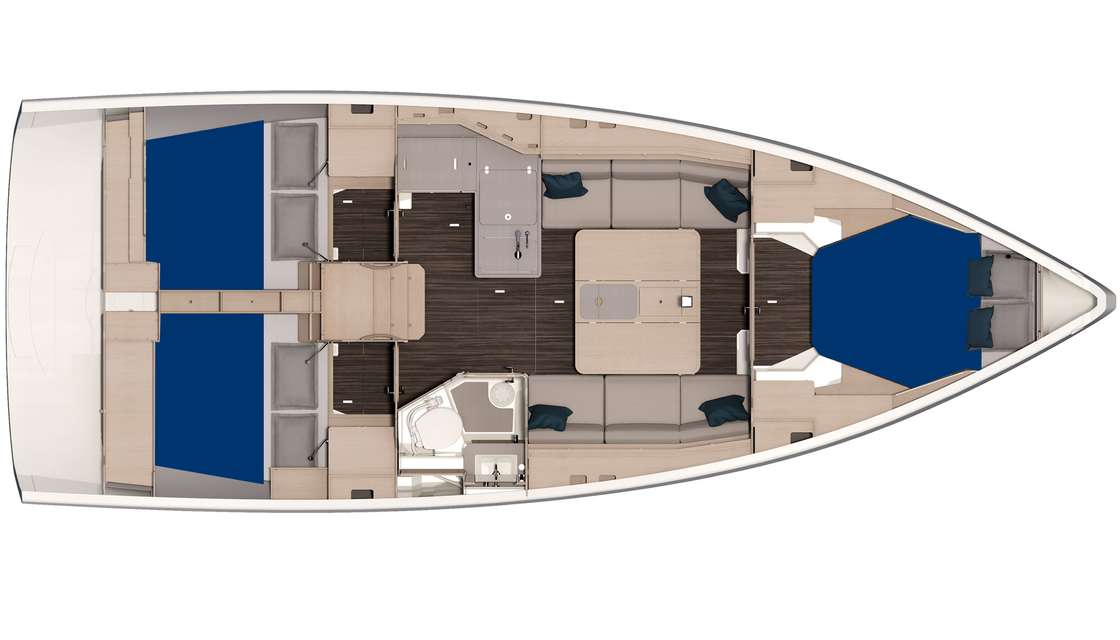 Plans du bateau Dufour 37