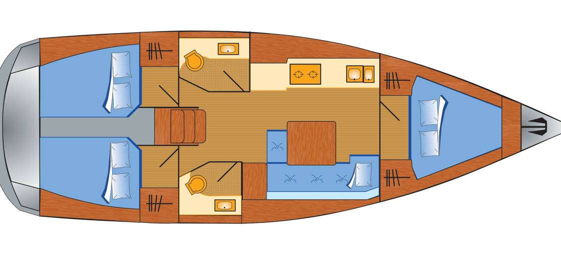 Układ Dufour 382 Grand Large