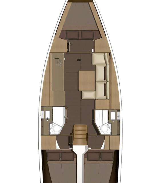 Plans du bateau Dufour 382 Grand Large