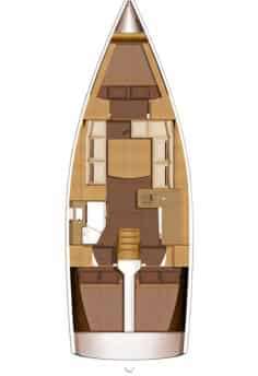 Plans du bateau Dufour 382 Grand Large