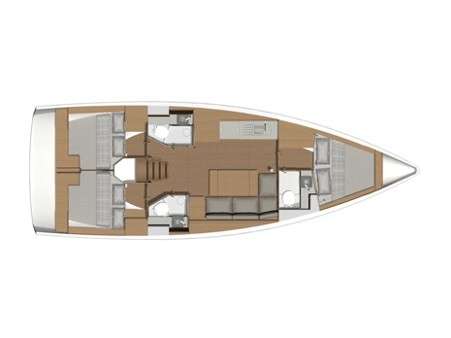 Plans du bateau Dufour 390 Grand Large