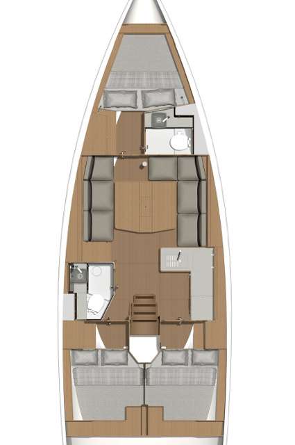 Plans du bateau Dufour 390 Grand Large