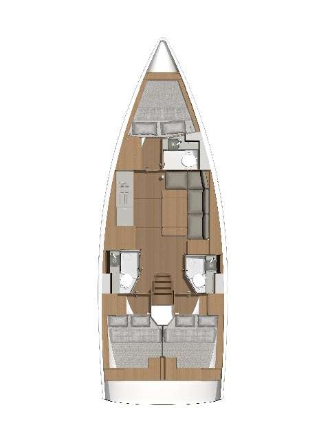 Plans du bateau Dufour 390 Grand Large