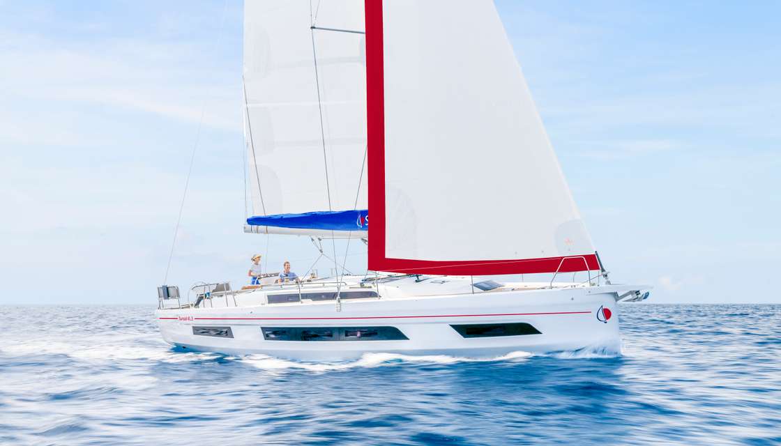 Distribución del barco Dufour 41