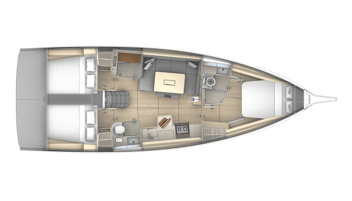 Bootslayouts Dufour 41