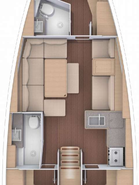 Plans du bateau Dufour 412 Grand Large