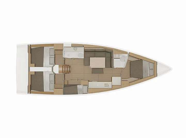 Plans du bateau Dufour 430 Grand Large