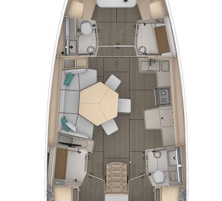 Bootslayouts Dufour 44