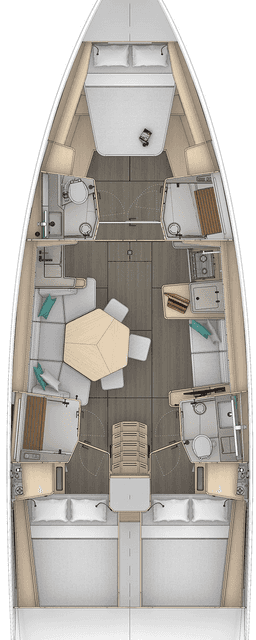 Bootslayouts Dufour 44